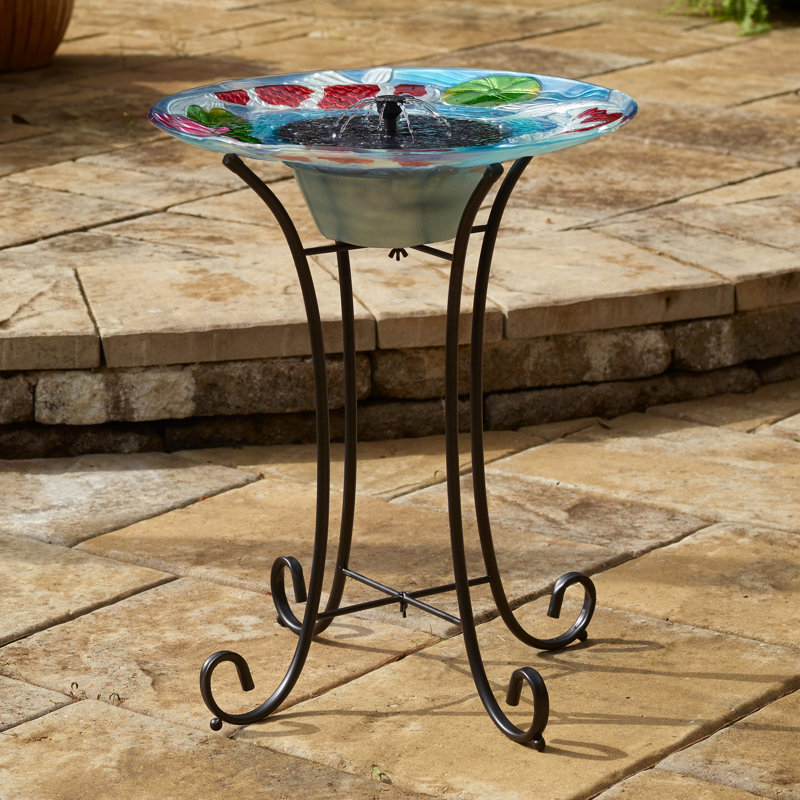 Smart Solar Koi Pond Solar Birdbath Wayfair